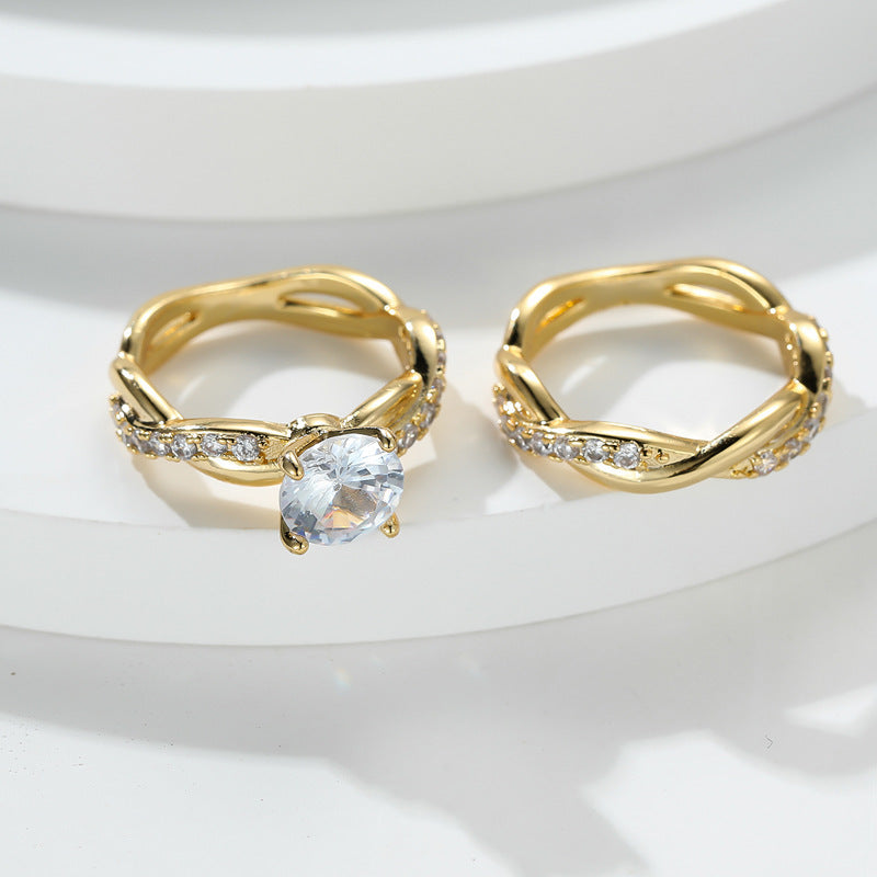 Personalized Light Luxury High-End Style Ring