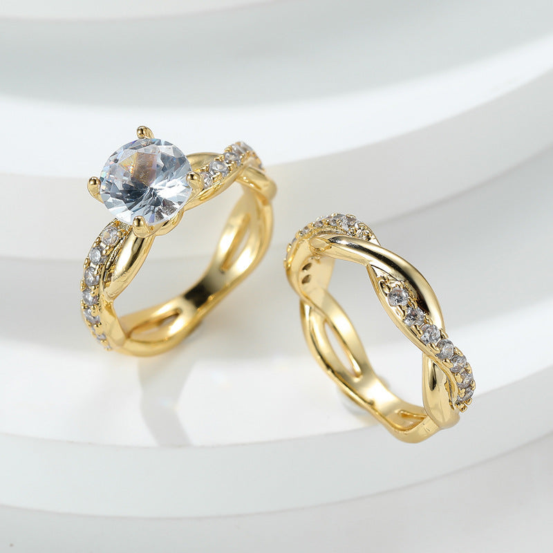 Personalized Light Luxury High-End Style Ring