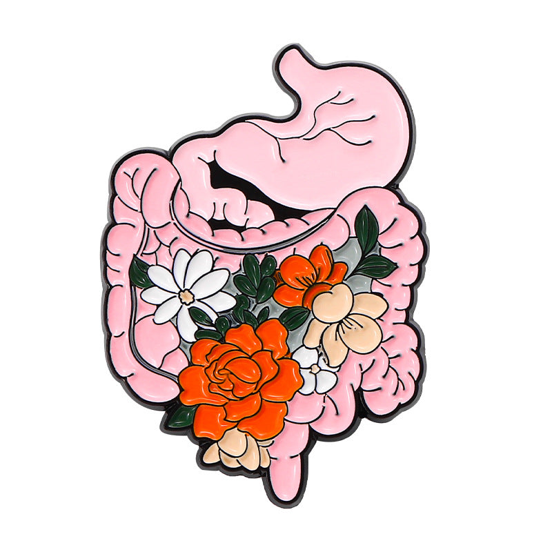 Personalized Organ Shape Brooch