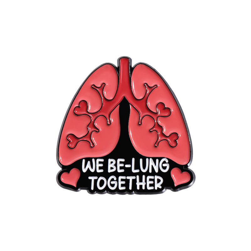Personalized Organ Shape Brooch