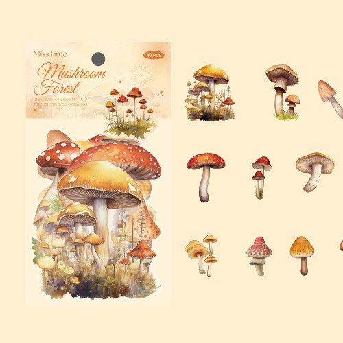 Pet and Washi Paper Dual-Material Sticker
