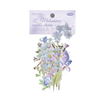 Pet and Washi Paper Dual-Material Sticker