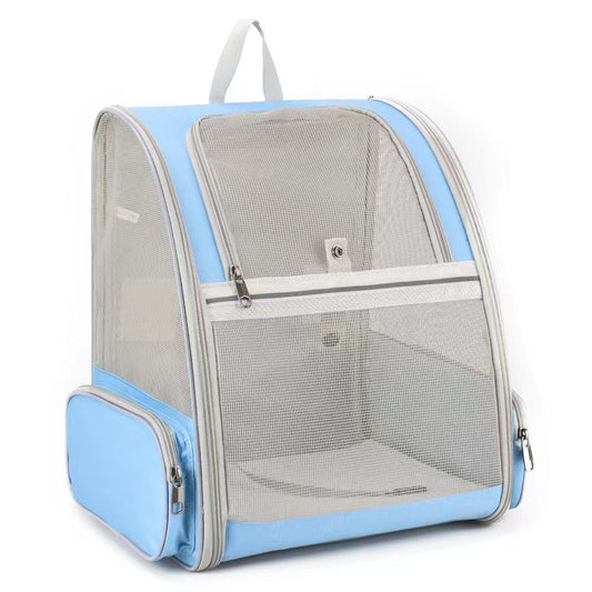 Pet Backpack with Mesh Panel