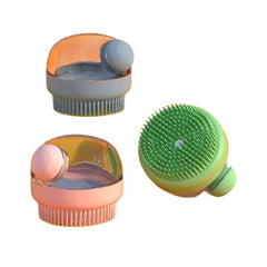 Pet bath brush green