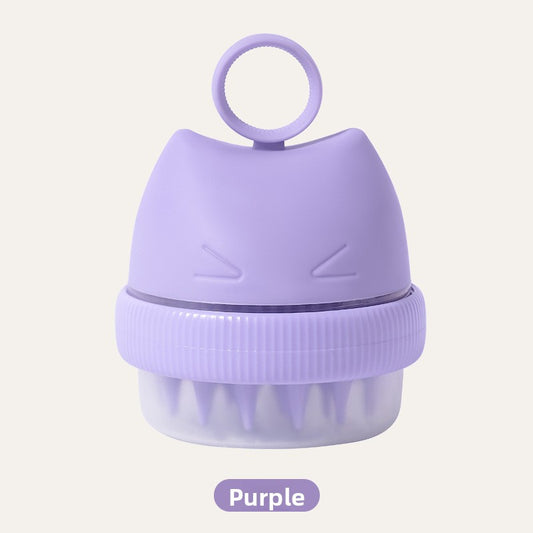 Pet bath brush