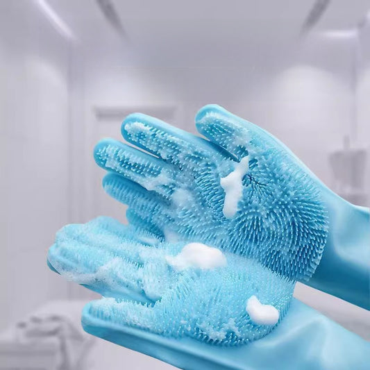 Pet bath gloves