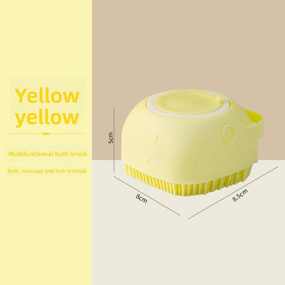Pet bathing brush