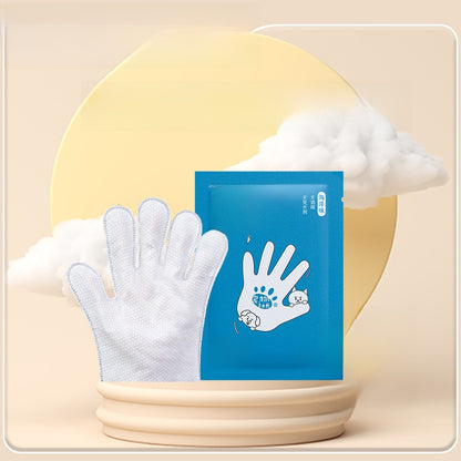 Pet bathing cleaning dry shampoo wipes gloves