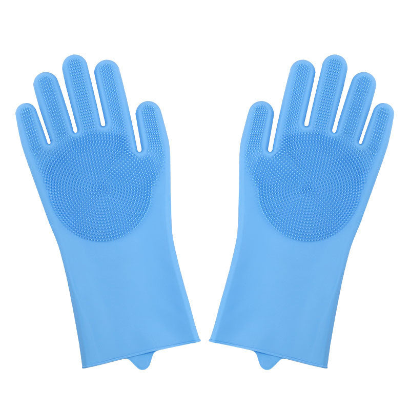 Pet bathing gloves