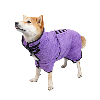Pet Bathrobe Quick Drying Absorbent Towel