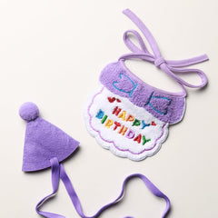 Purple Bib + hat