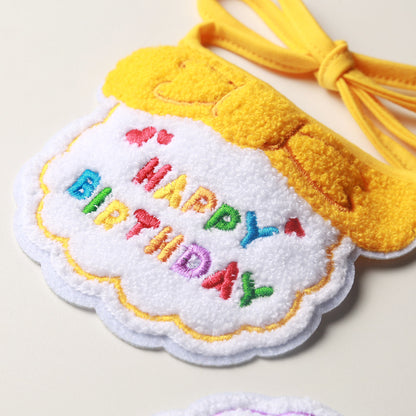 Pet birthday hat & bib