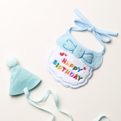 Pet birthday hat & bib