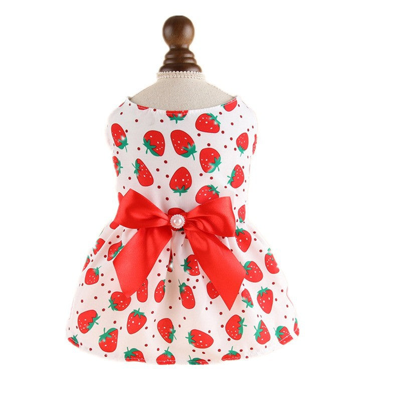 Pet Bow Print Dress