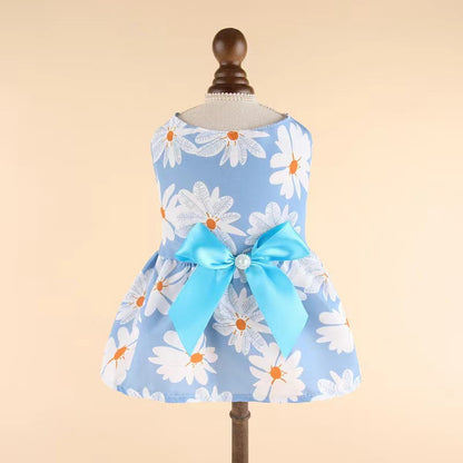 Pet Bow Print Dress