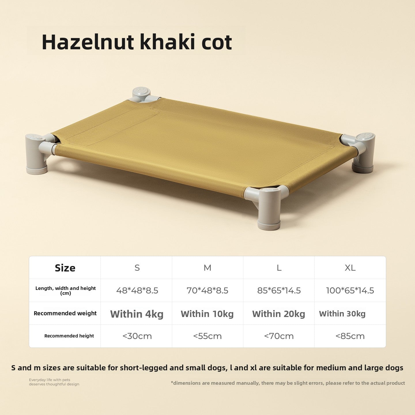 Pet camp bed
