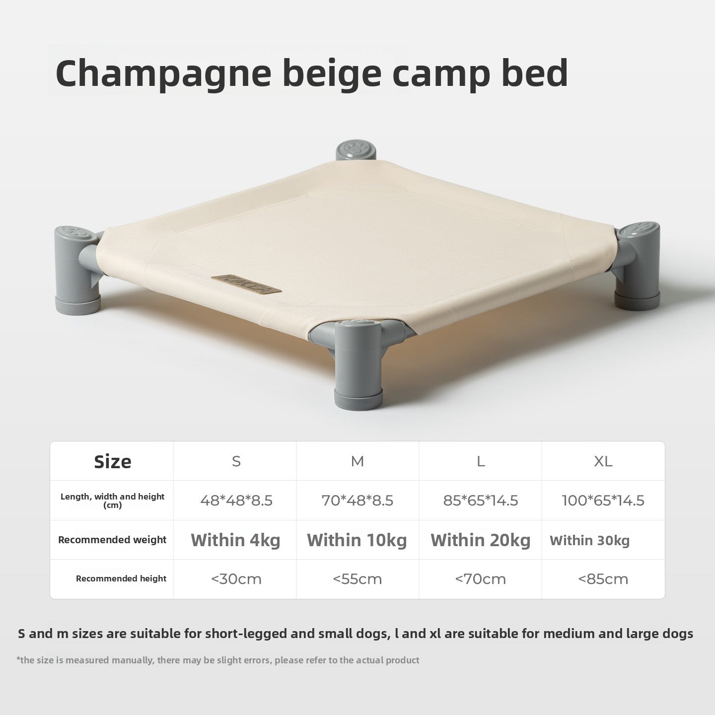 Pet camp bed