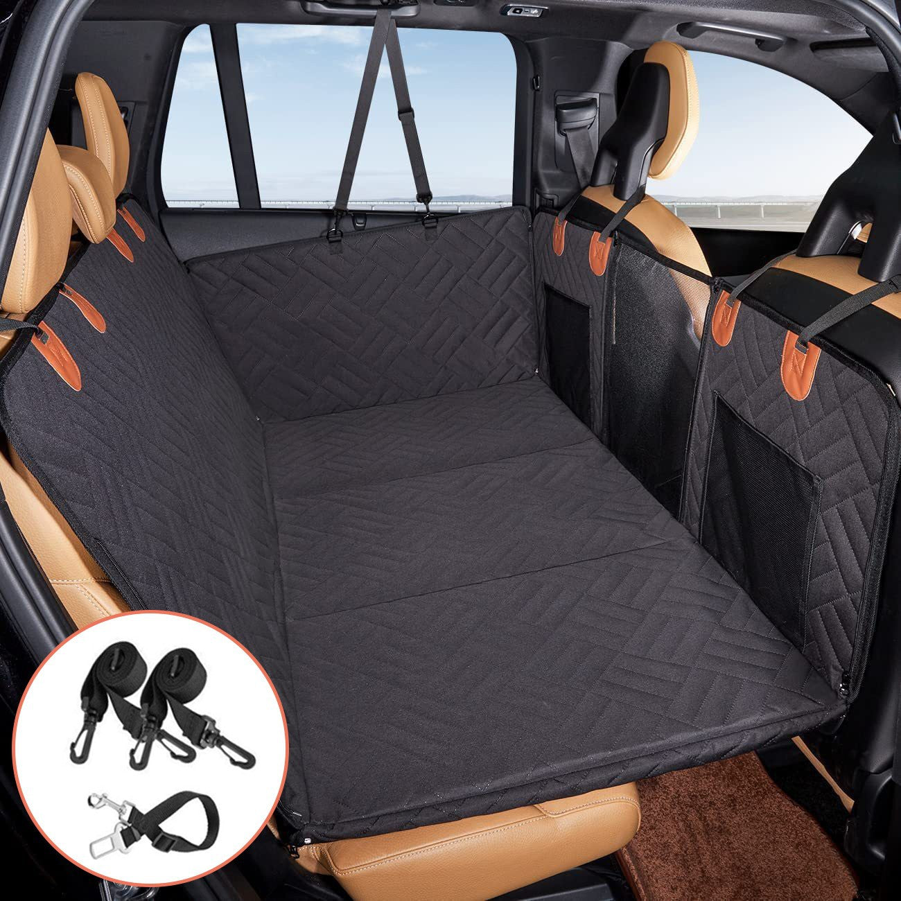 Pet Car Mat, Rear Seat Dog Mat, Car Seat Back Seat Waterproof and Dirt-Proof Cushion, Specially Designed for Dogs