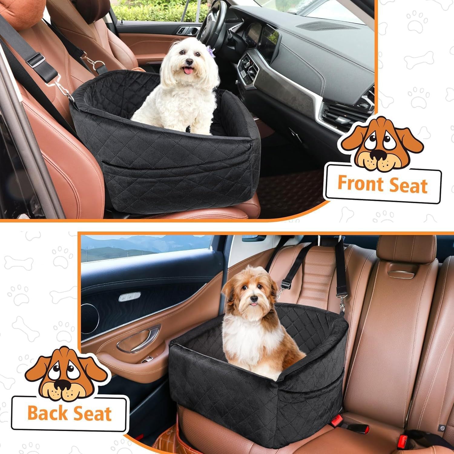 Pet car package with full seats
