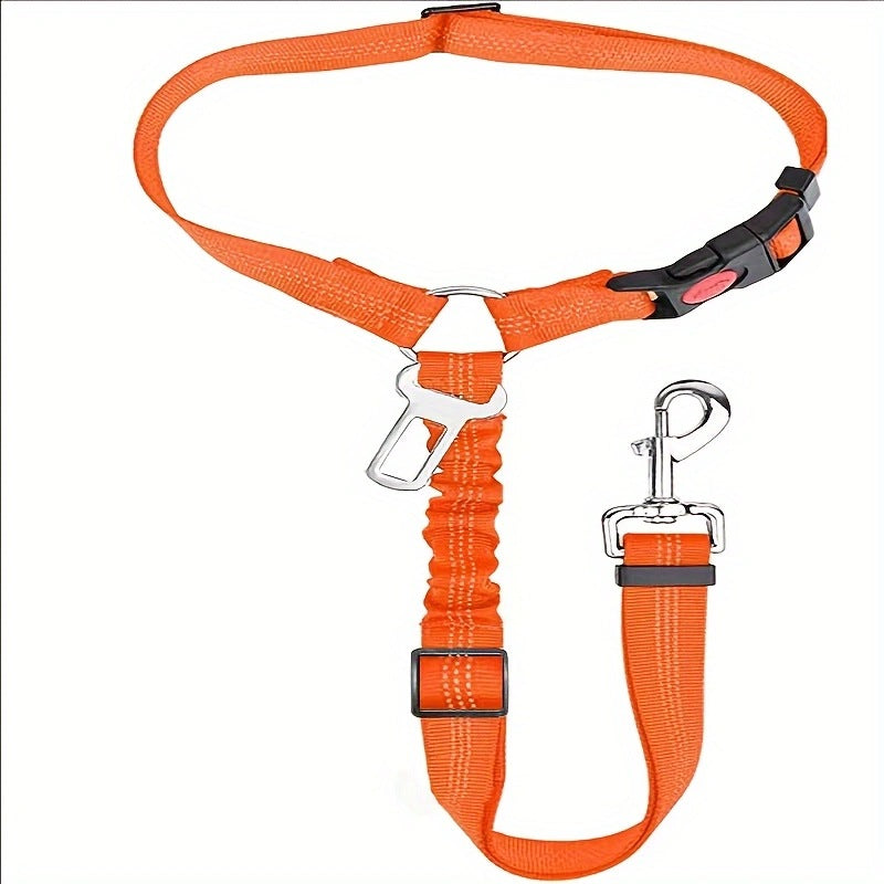 Pet Car Safety Belt with Traction Rope