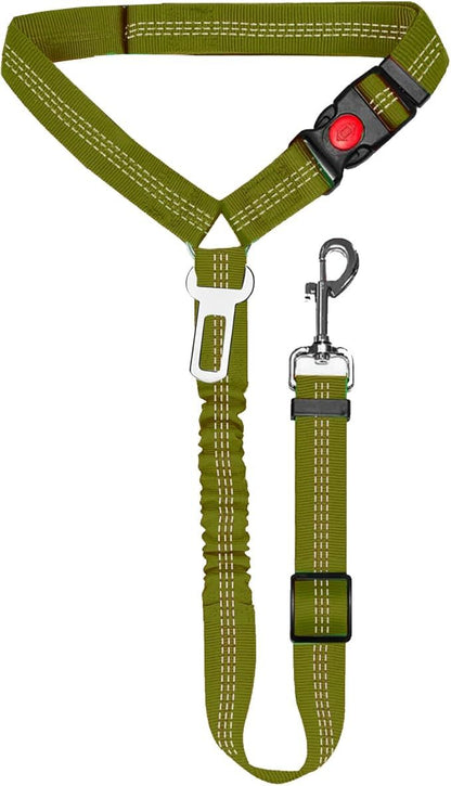 Pet Car Safety Belt with Traction Rope