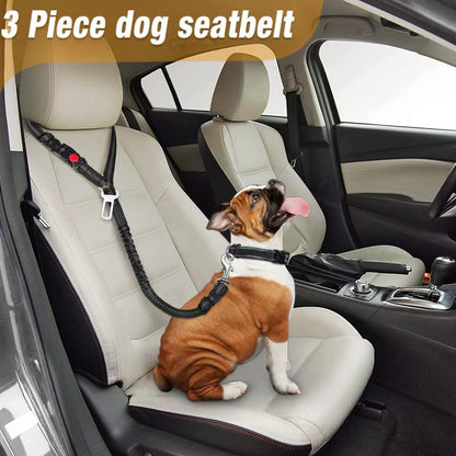 Pet Car Safety Belt with Traction Rope