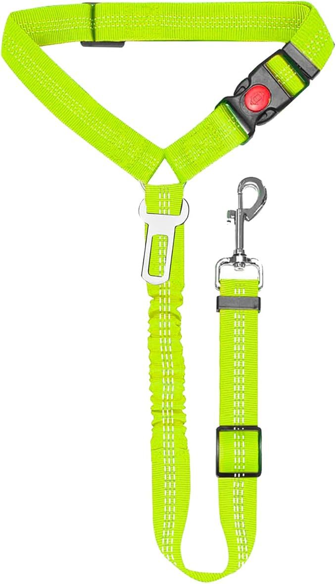 Pet Car Safety Belt with Traction Rope
