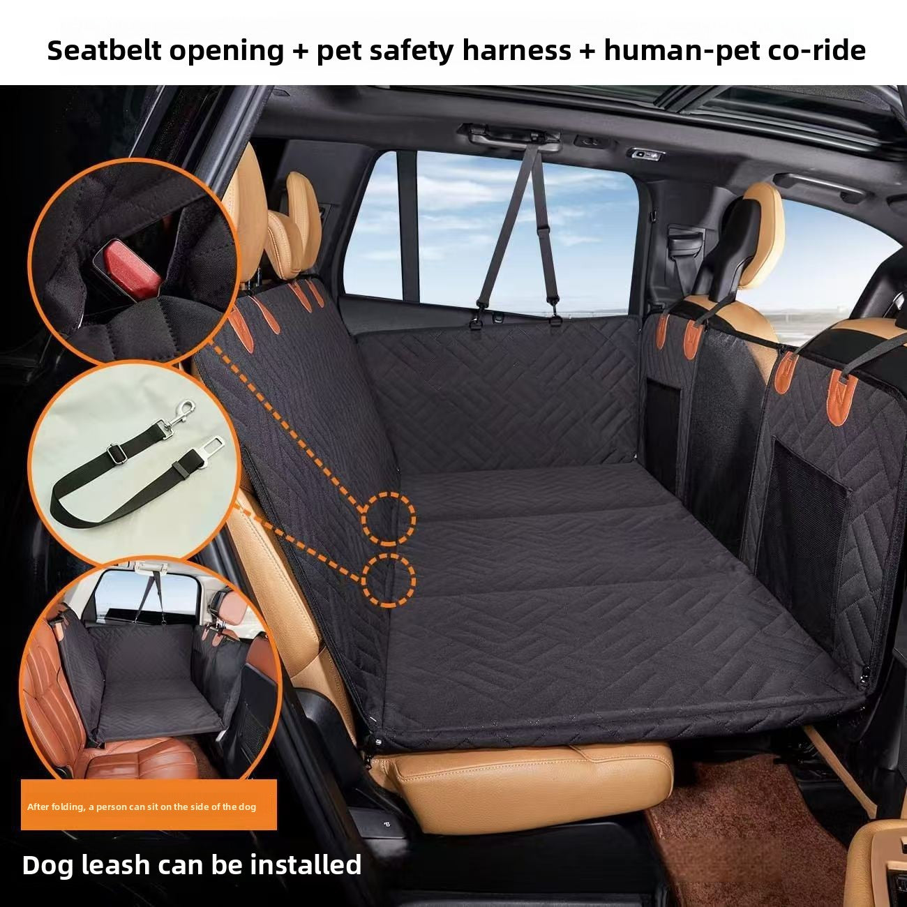 Pet car seat cushion