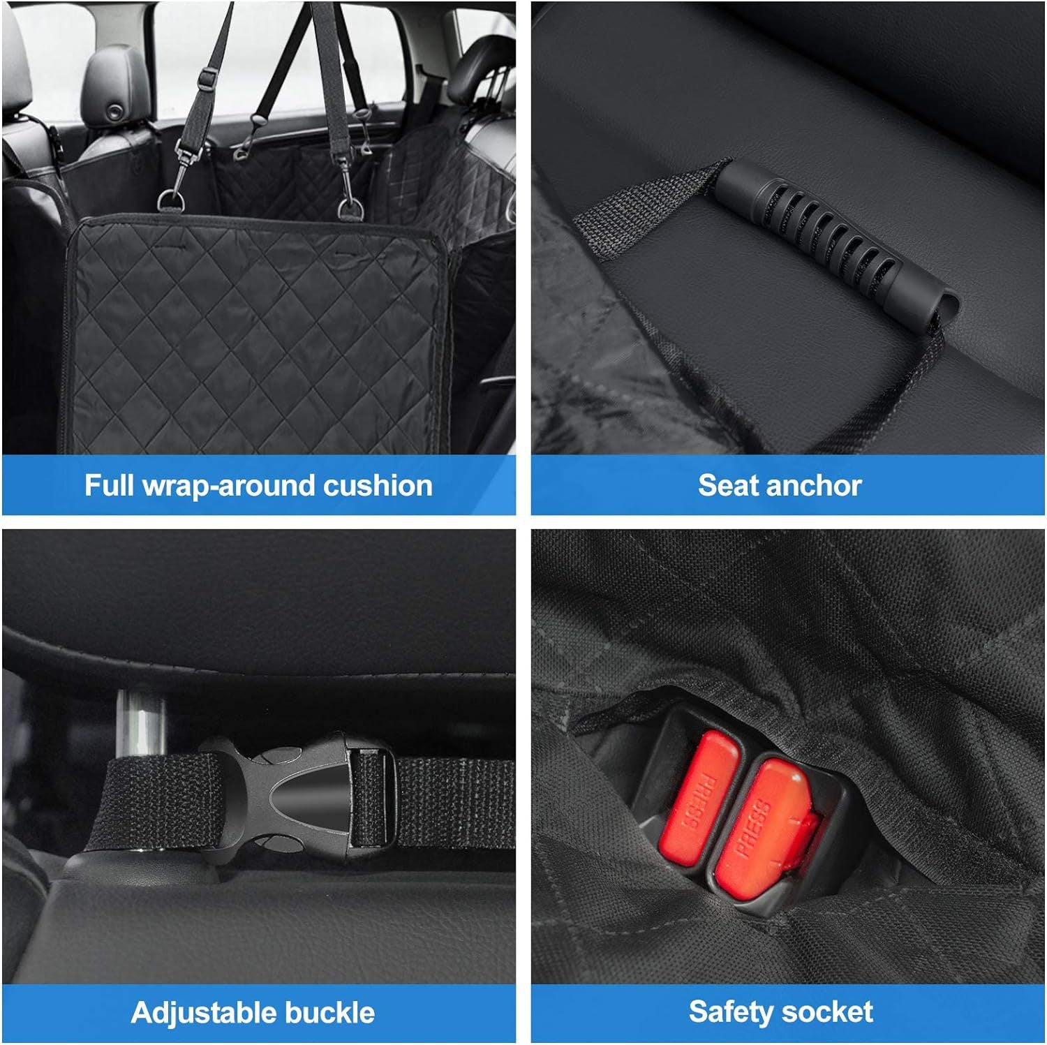 Pet Car Seat Mat for Dogs and Cats
