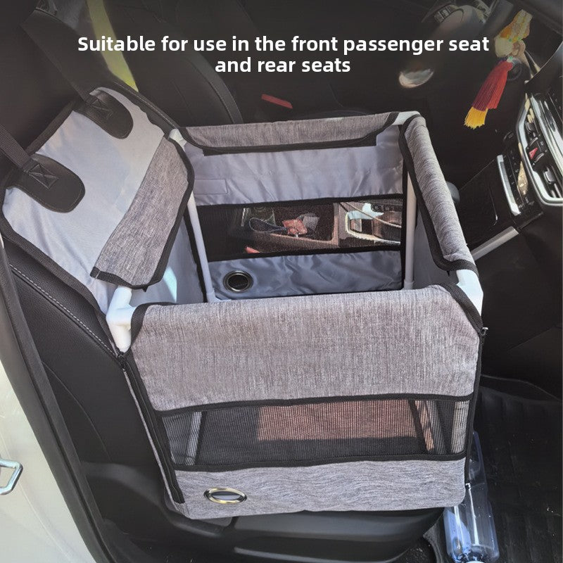Pet Car Seat Mat with Non-Slip Base