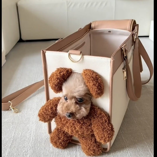 Pet Carrier Bag with Exposed Head Design