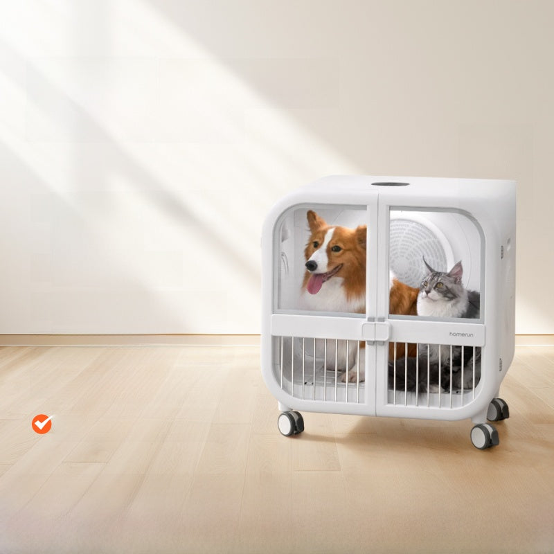 Pet cat bathing and drying machine