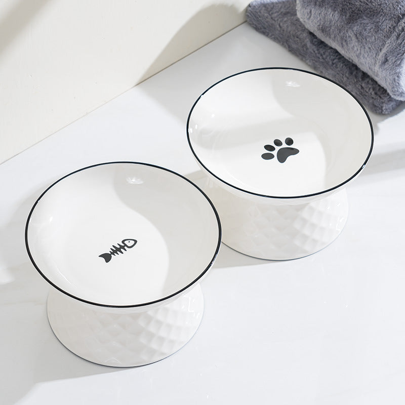 Pet ceramic cat Basin