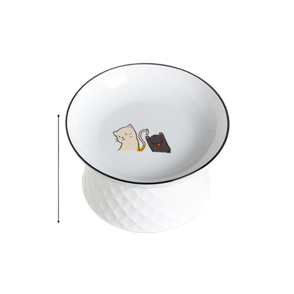 Pet ceramic cat Basin