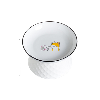 Pet ceramic cat Basin