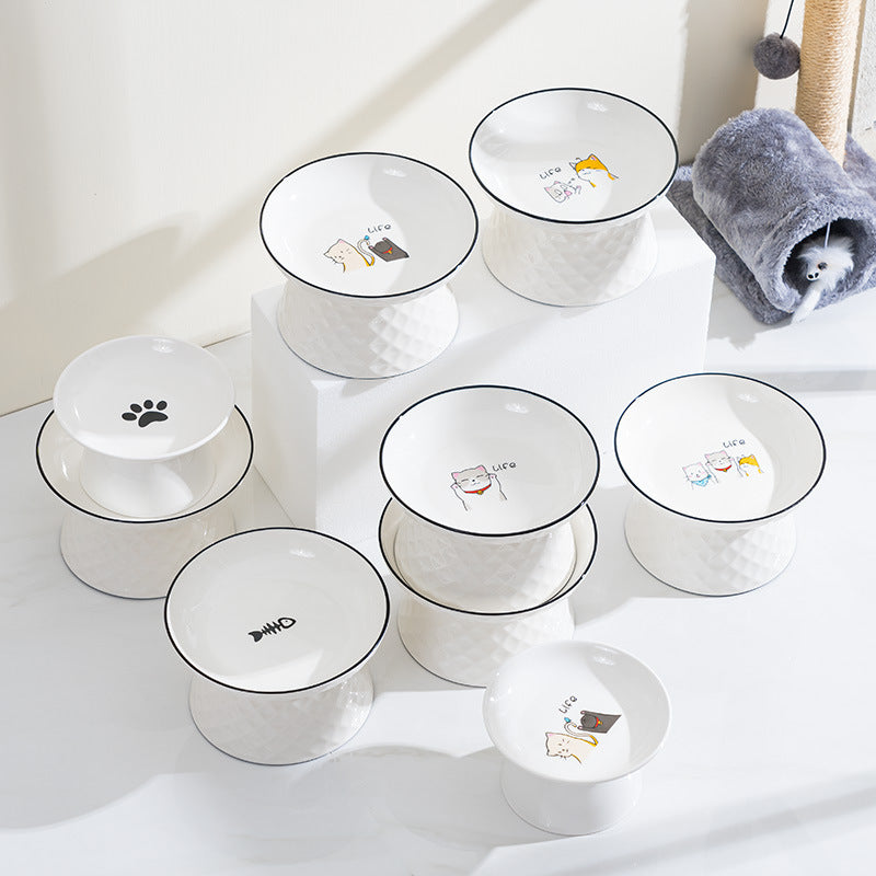 Pet ceramic cat Basin