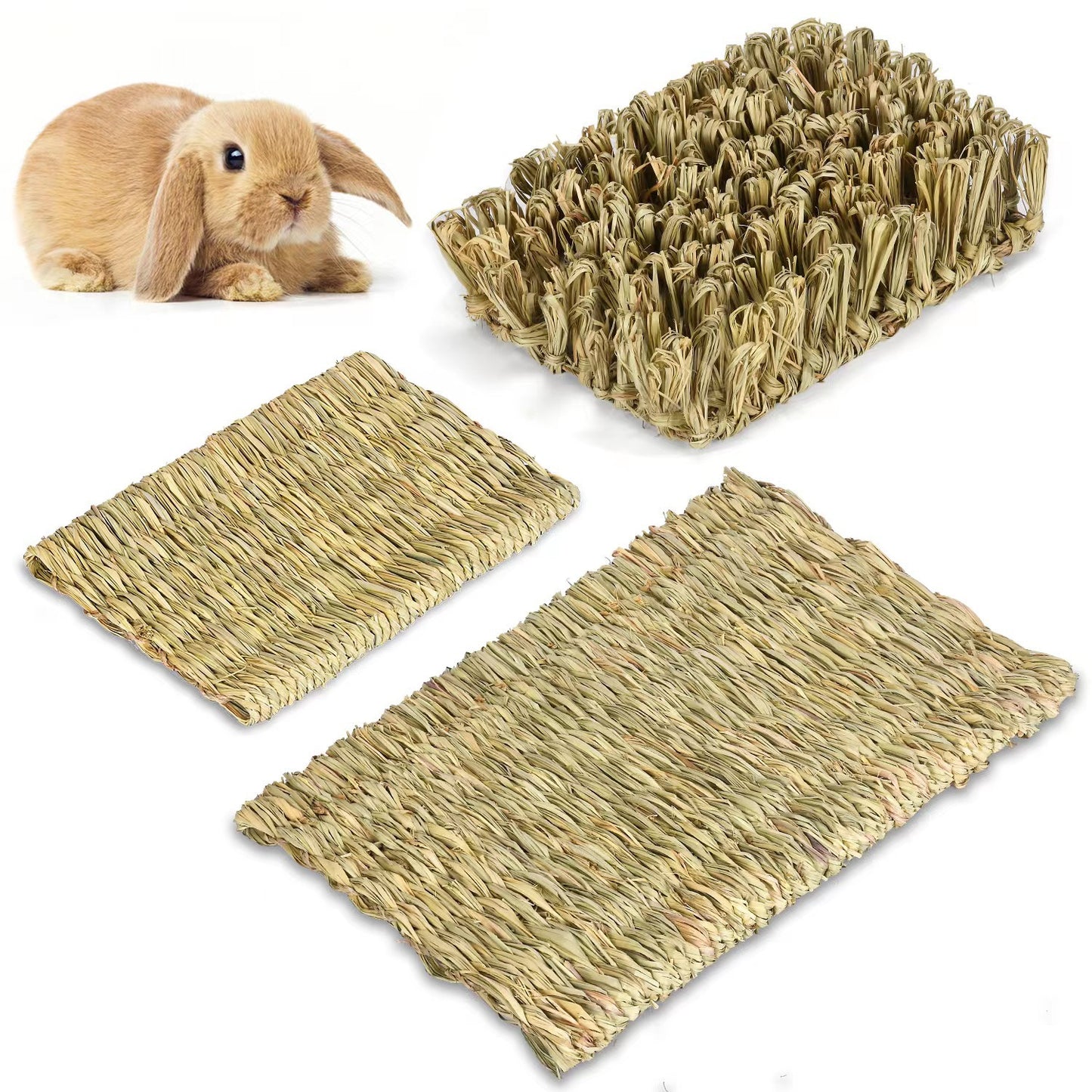 Pet Chew Grass Mat for Small Animals