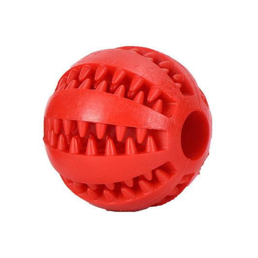 Pet chewable and grinding toy ball