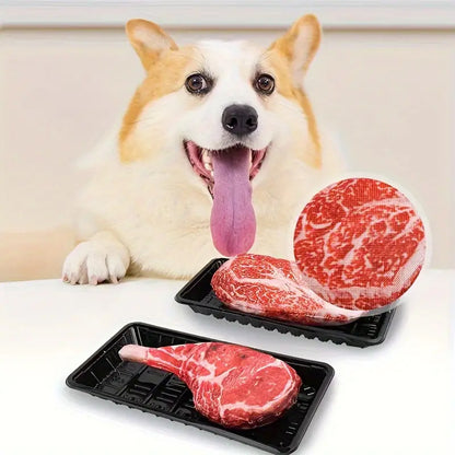 Pet chewable steak toys