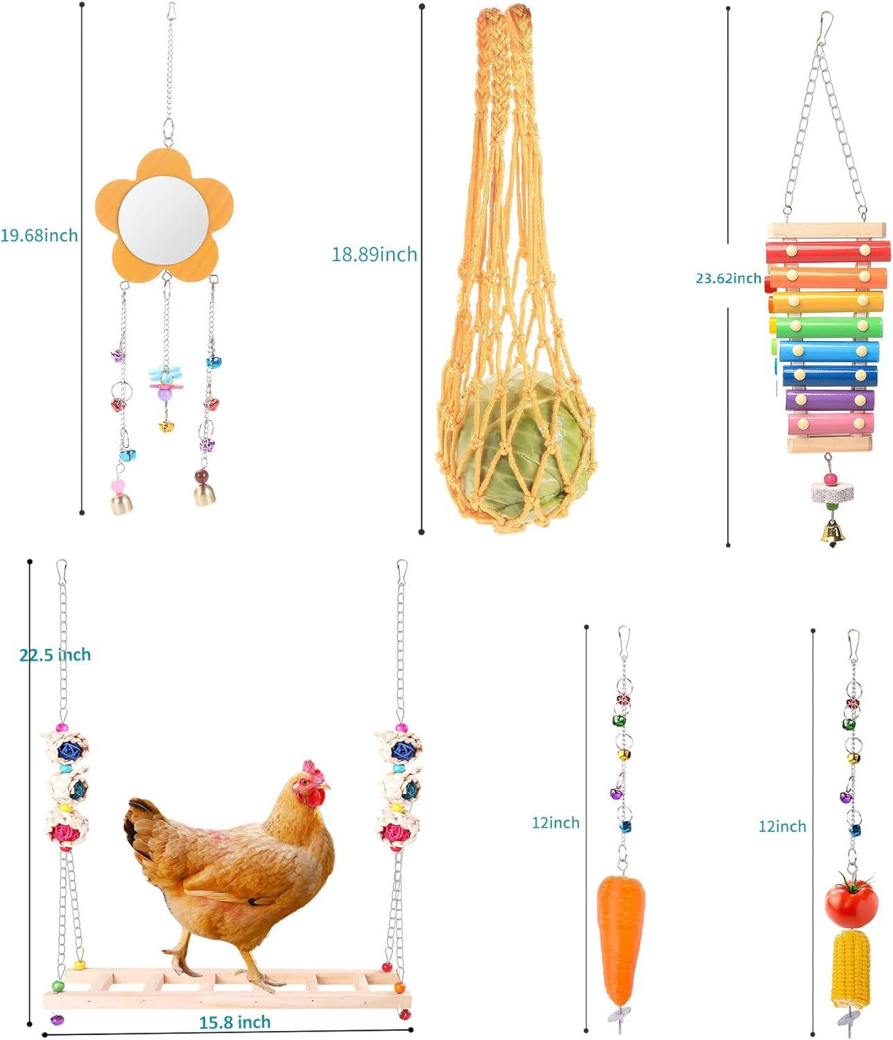 Pet chicken toys