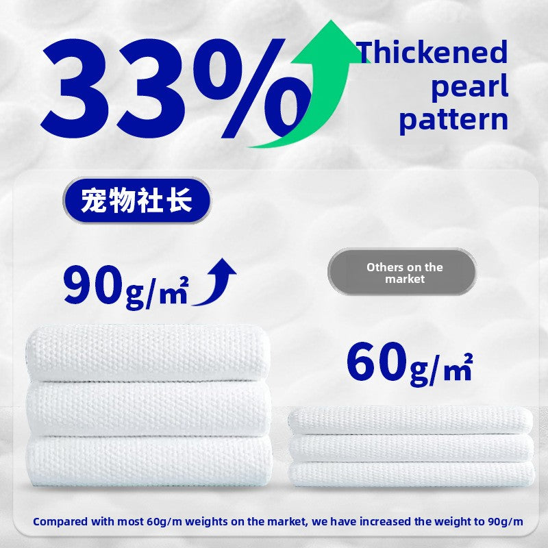 Pet cleaning gloves