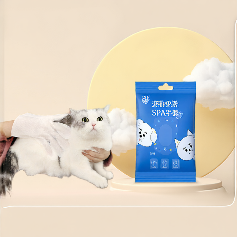 Pet cleaning gloves