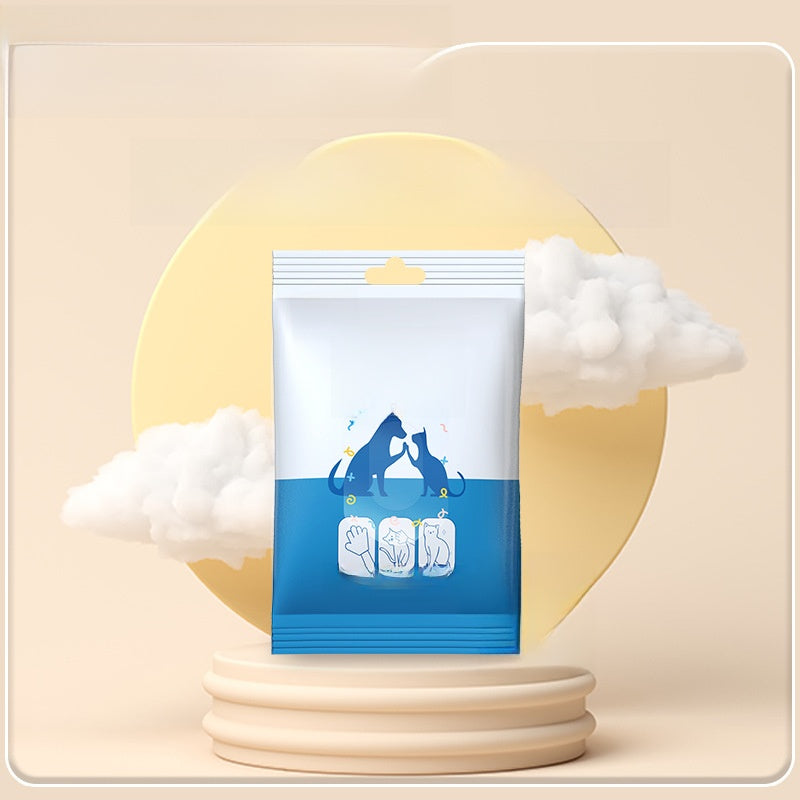 Pet cleaning gloves