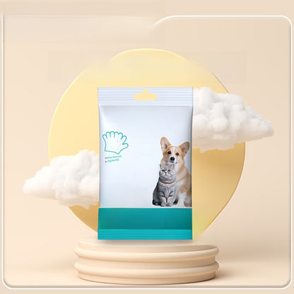 Pet cleaning gloves