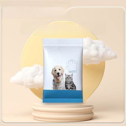 Pet cleaning gloves