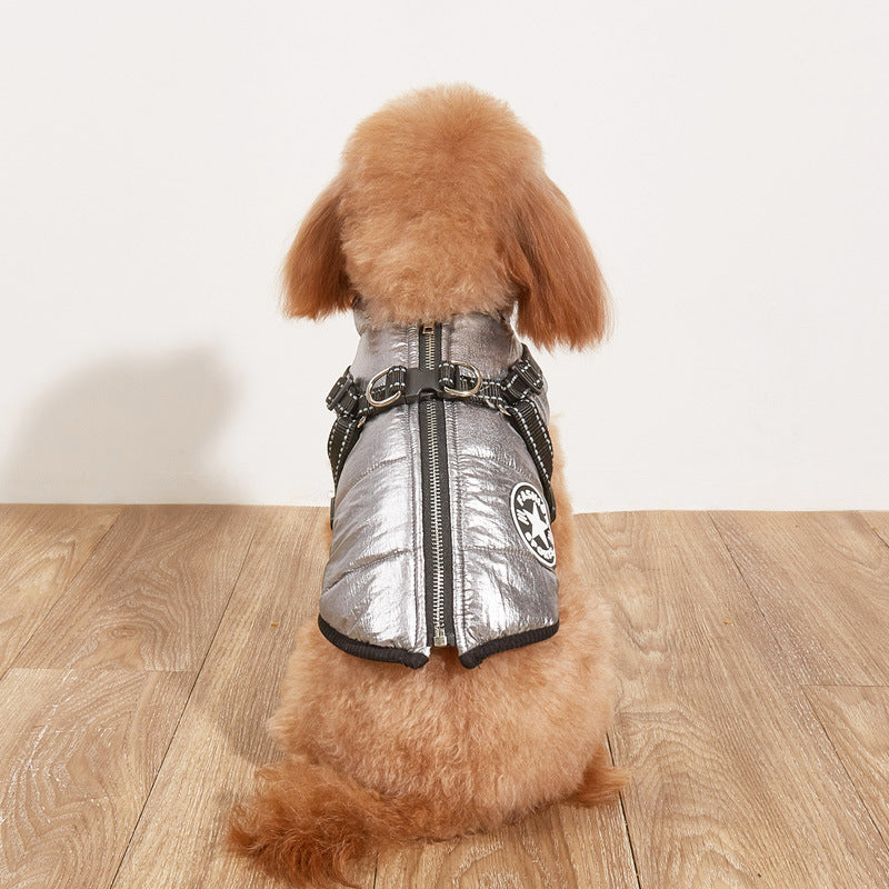 Pet clothes for keeping dogs warm in autumn and winter - cotton dog coats