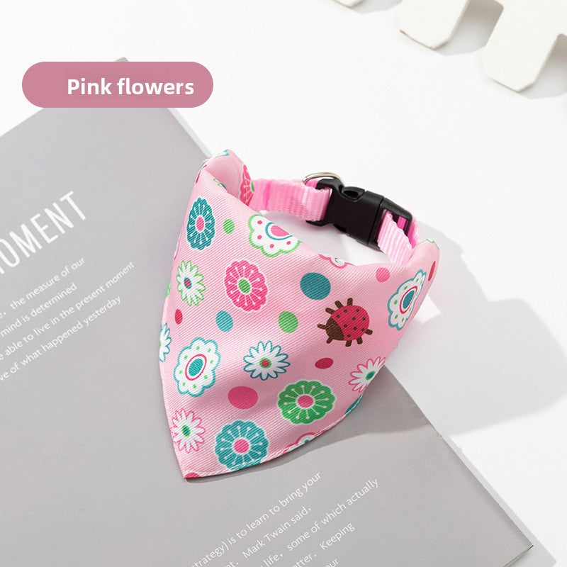 Pet Clothing Dog Accessories Pet Saliva Scarf Dog Scarf Pet Scarf