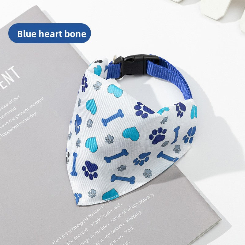 Pet Clothing Dog Accessories Pet Saliva Scarf Dog Scarf Pet Scarf