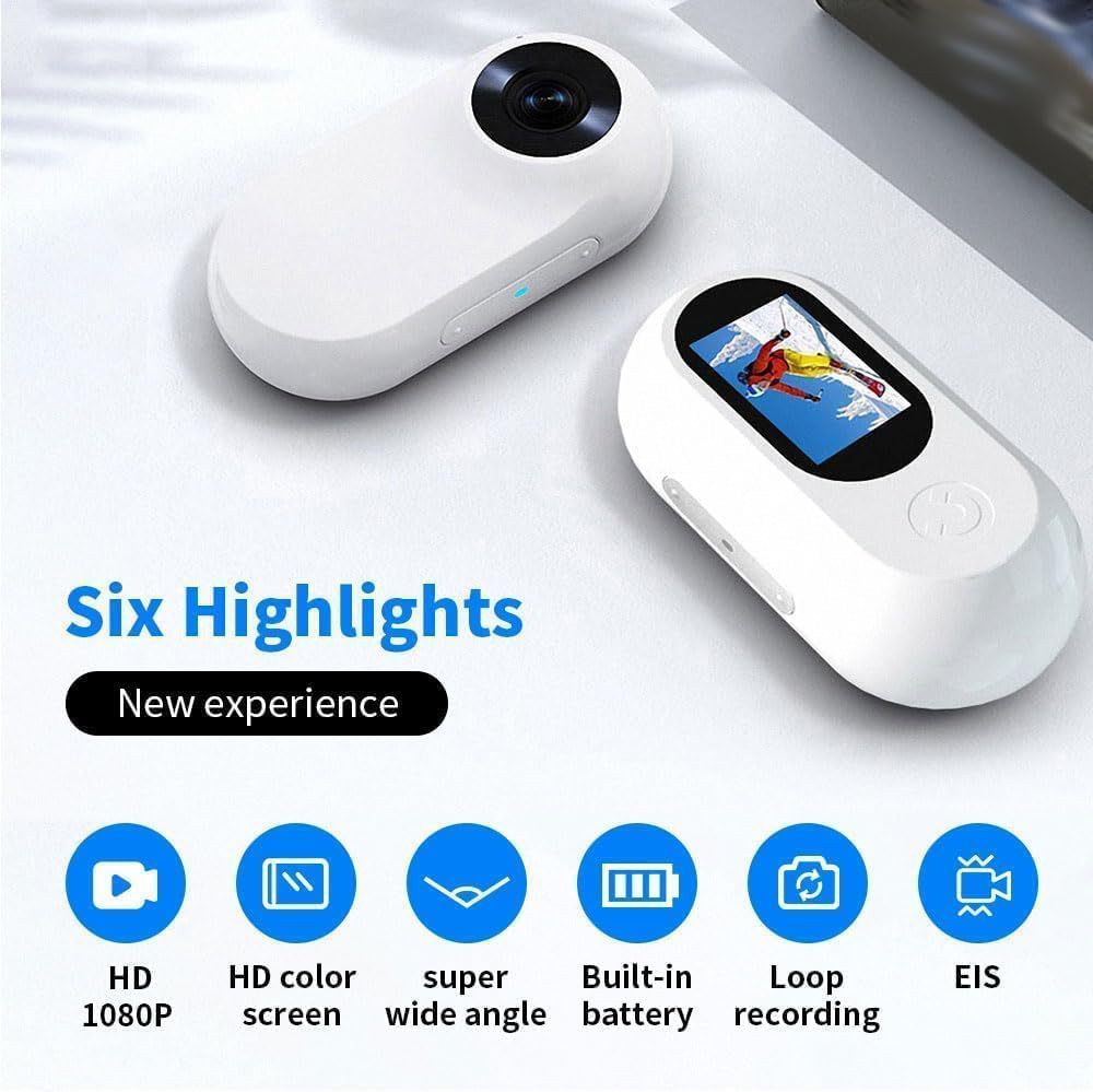 Pet Collar Mount Mini Action Camera