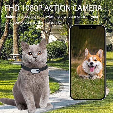 Pet Collar Mount Mini Action Camera